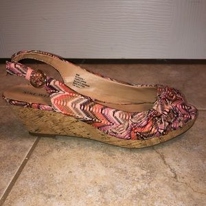 Colorful Wedge shoes